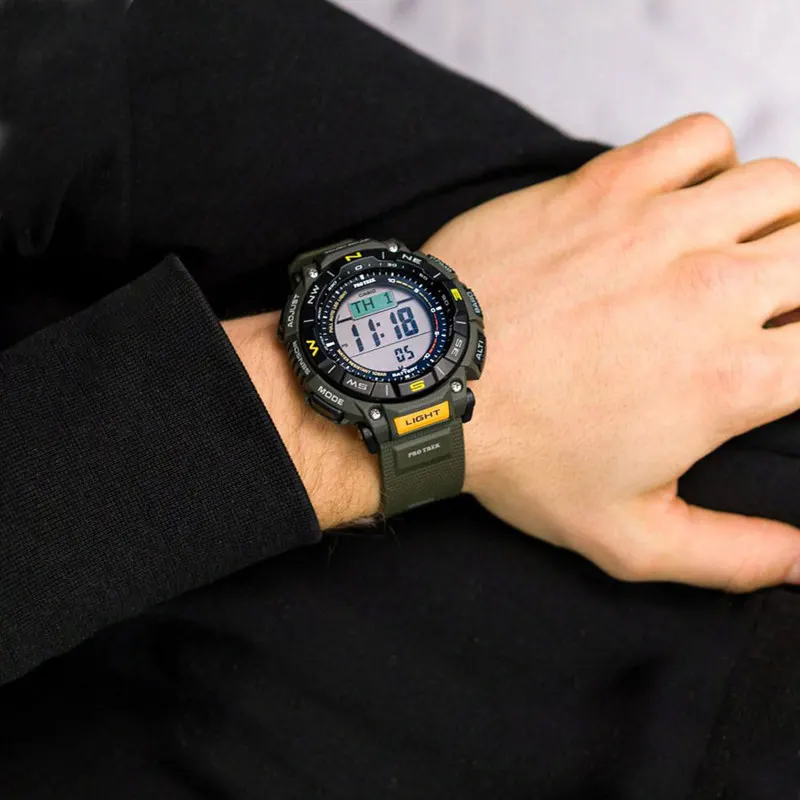 Casio Pro Trek Men's Solar Powered Climber Men's Watch- PRG-340-3